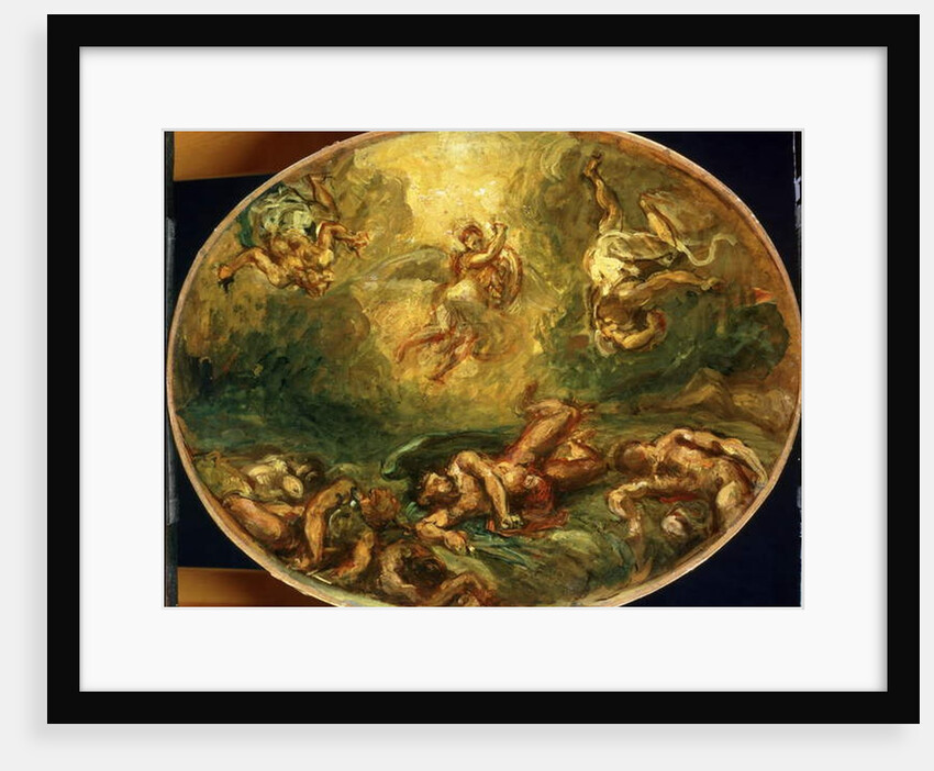 Triumph of St. Michael by Ferdinand Victor Eugene Delacroix