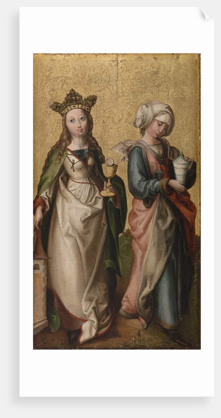 St. Barbara and St. Mary Magdalene by German School