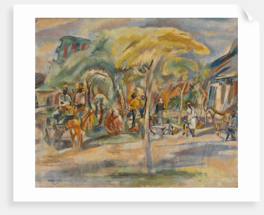Southern Landscape, 1917 by Jules Pascin