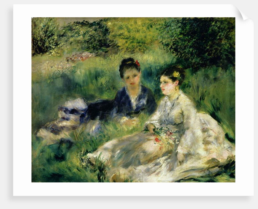 Two Women in the Park, 1875 by Pierre Auguste Renoir