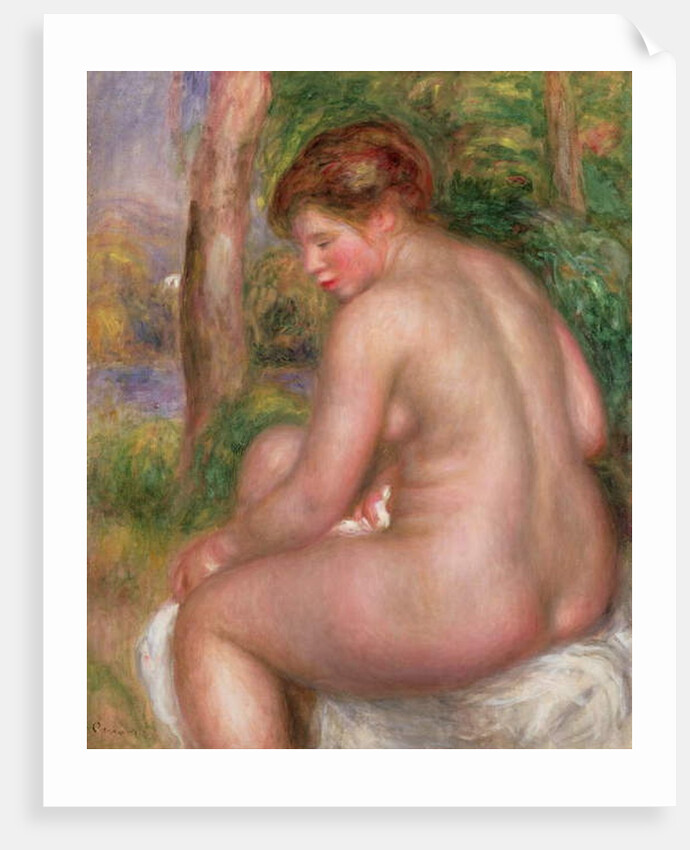 Nude, Back View, 1911 by Pierre Auguste Renoir