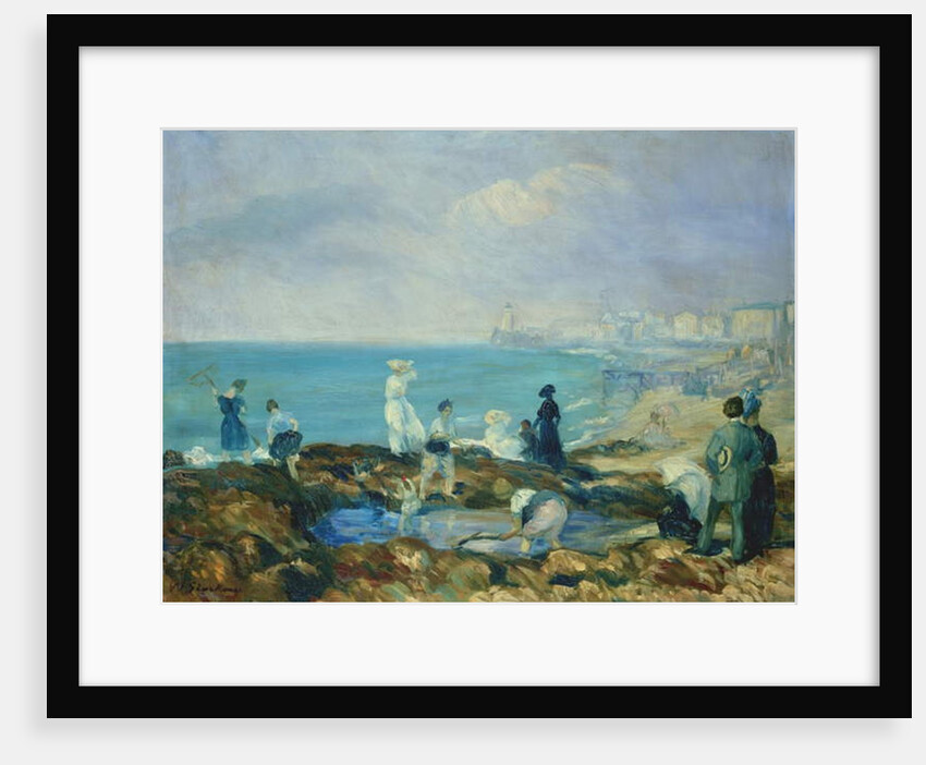 Figures on the Shore at Dieppe by William James Glackens