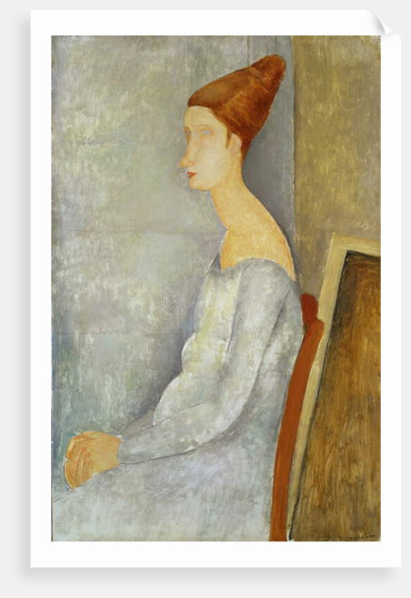 Portrait of Jeanne Hebuterne, 1918 by Amedeo Modigliani