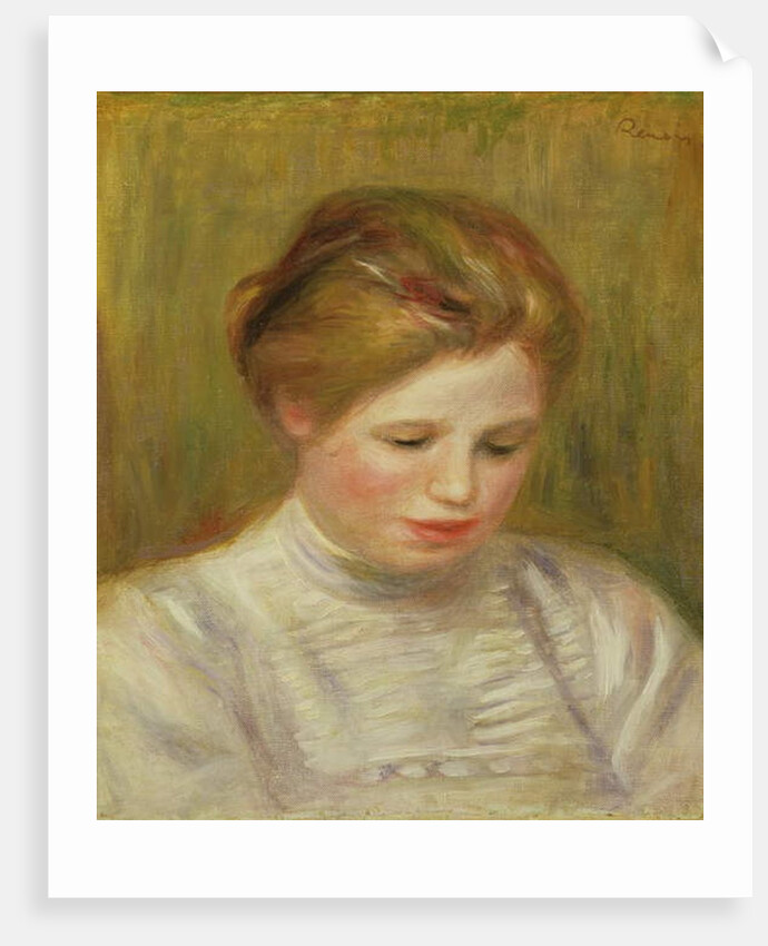 Study for 'Embroiderers' by Pierre Auguste Renoir