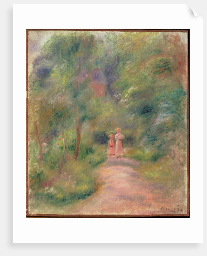 Two Figures in a Lane, 1906 by Pierre Auguste Renoir
