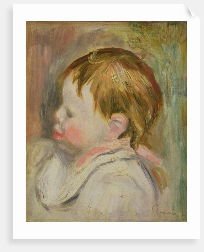 Head of a Baby by Pierre Auguste Renoir