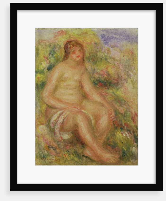 Seated Nude in Landscape, 1918 by Pierre Auguste Renoir