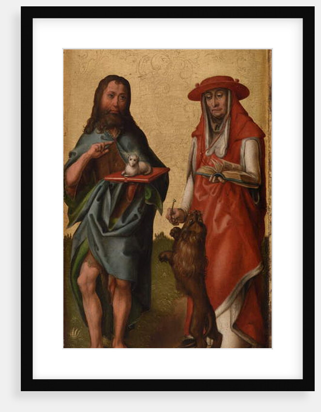 St. John the Baptist and St. Jerome by German School