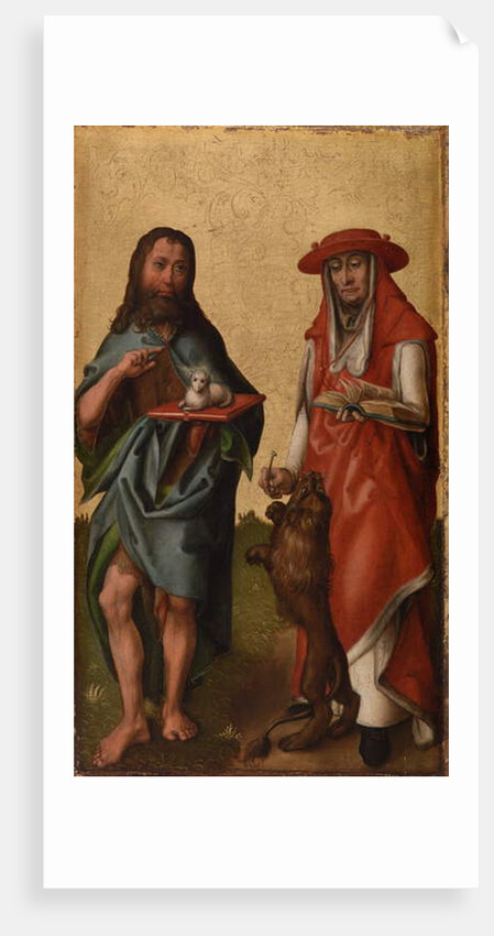 St. John the Baptist and St. Jerome by German School