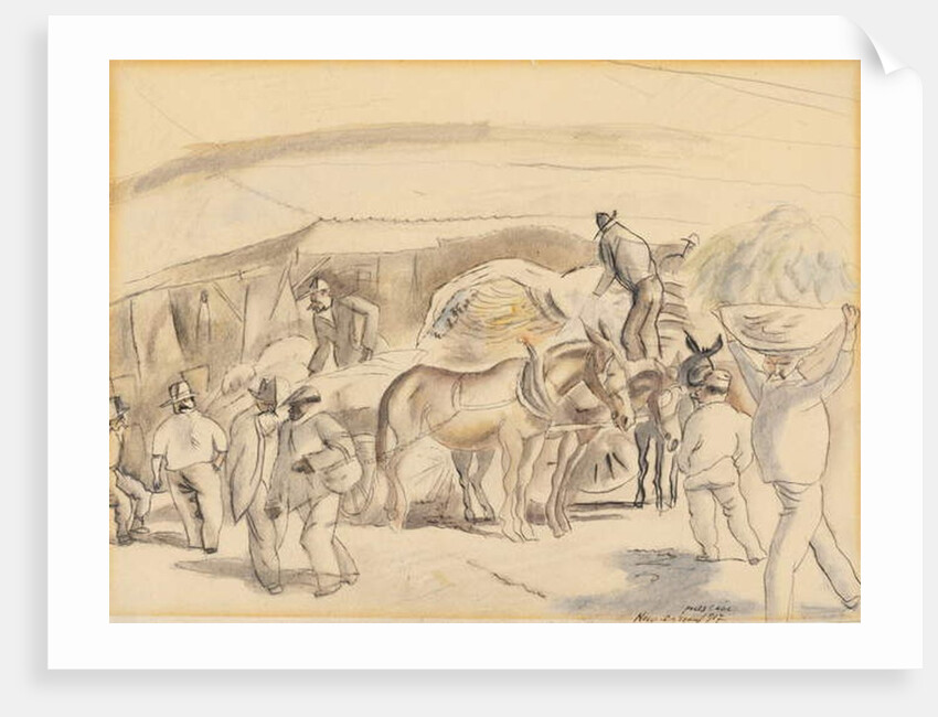 Harvesters, 1917 by Jules Pascin