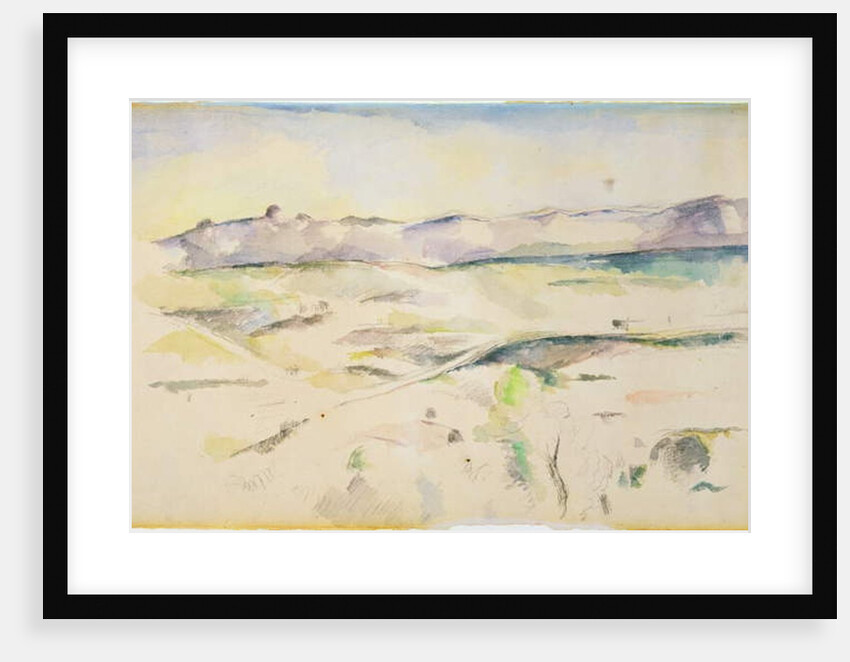 Mountain Range by Paul Cezanne