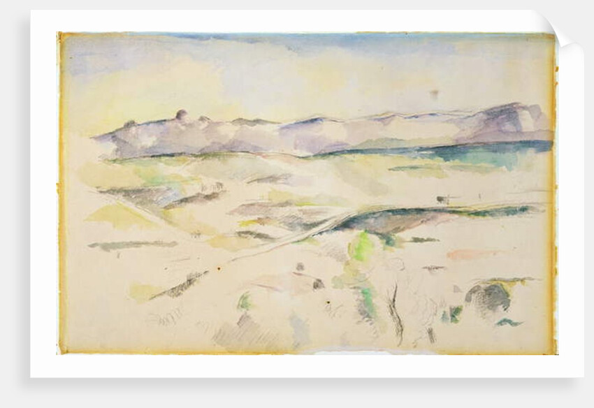 Mountain Range by Paul Cezanne