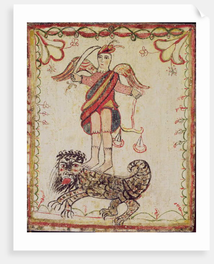 St. Michael and the Dragon by School American