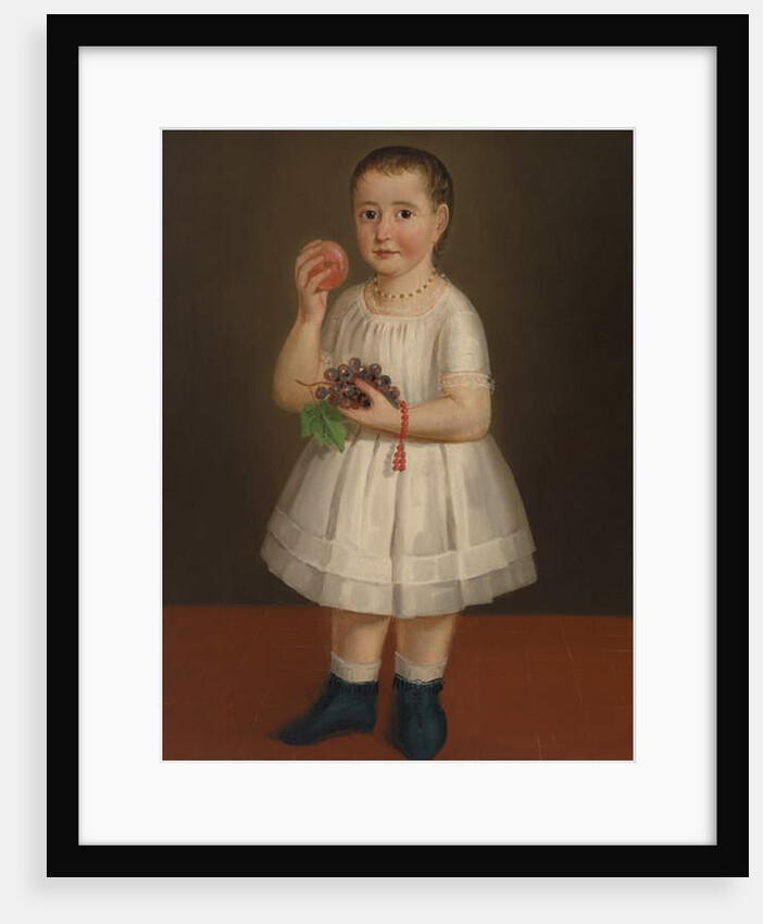 Little Girl with Fruit, c.1840 by French School