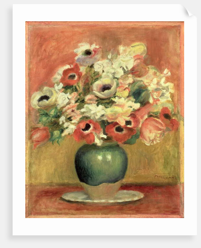 Anemones, c.1885 by Pierre Auguste Renoir