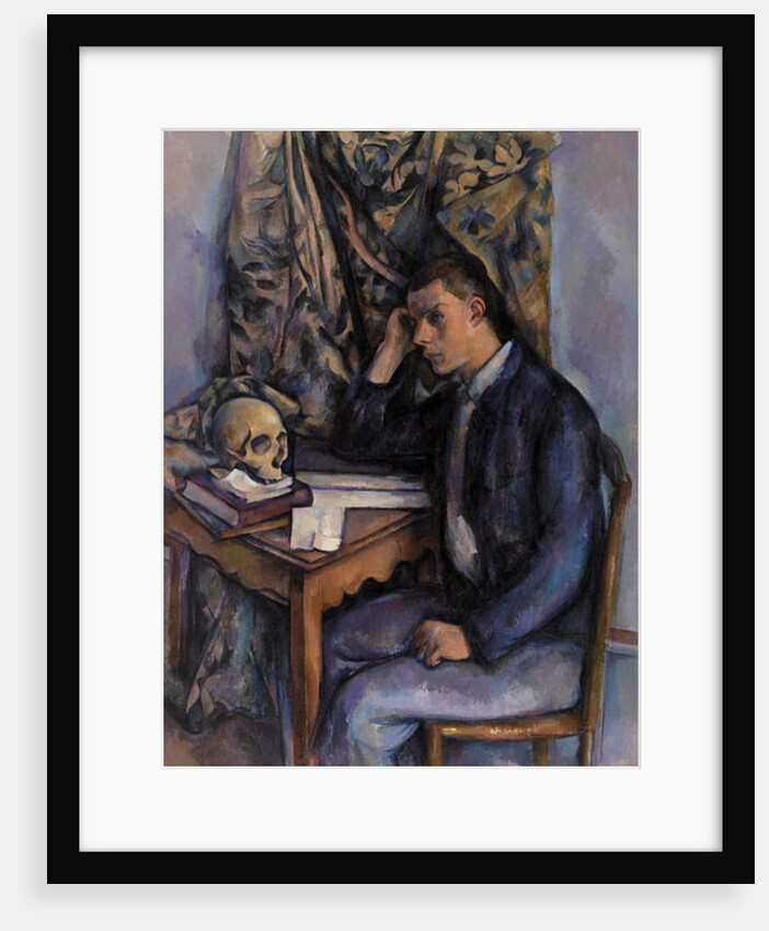 Young Man and Skull, 1896-98 by Paul Cezanne