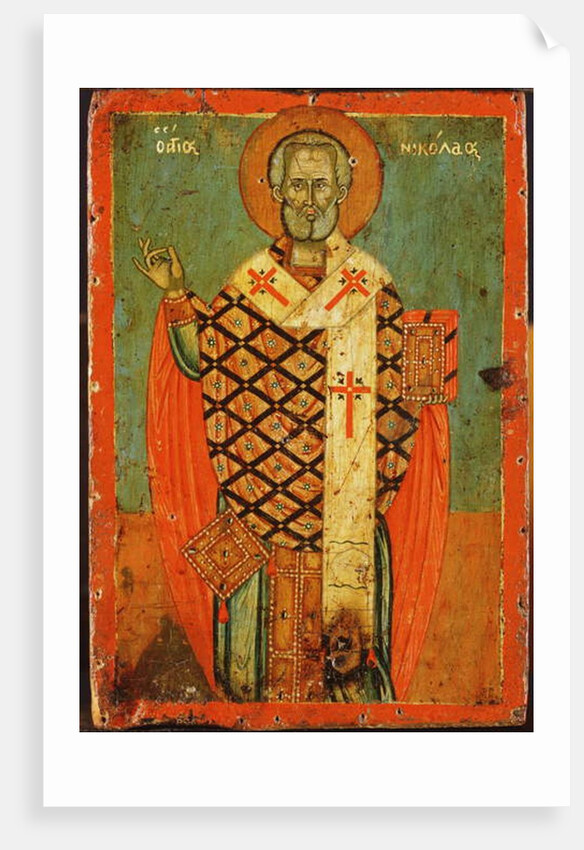 Saint Nicholas by Greek School