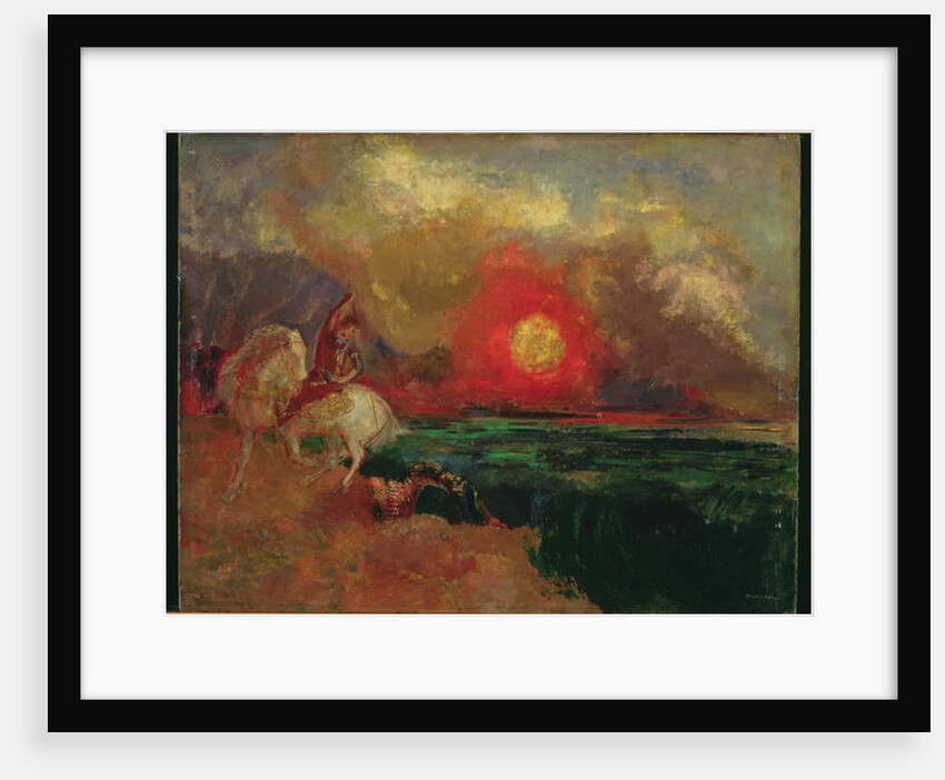 St George and the Dragon by Odilon Redon