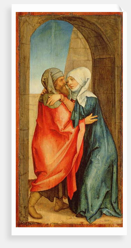 Meeting of Joachim and Anne by Hans Suess Kulmbach