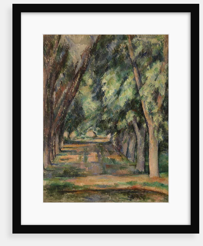 The Allee of Chestnut Trees at Jas de Bouffan, c.1888 by Paul Cezanne
