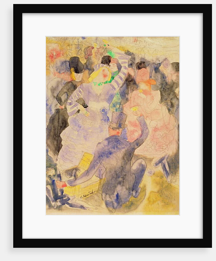 Drawing for Zola's Nana, 1915-16 by Charles Demuth