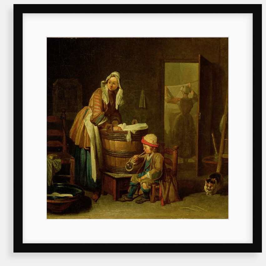 The Laundress by Jean-Baptiste Simeon Chardin