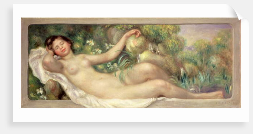 Reclining Nude c.1895-97 by Pierre Auguste Renoir