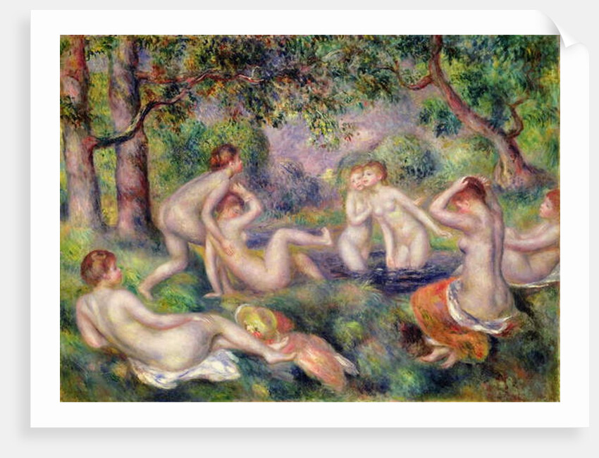 Bathers in the Forest, c.1897 by Pierre Auguste Renoir