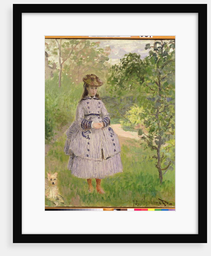 Girl in a Garden, 1873 by Claude Monet