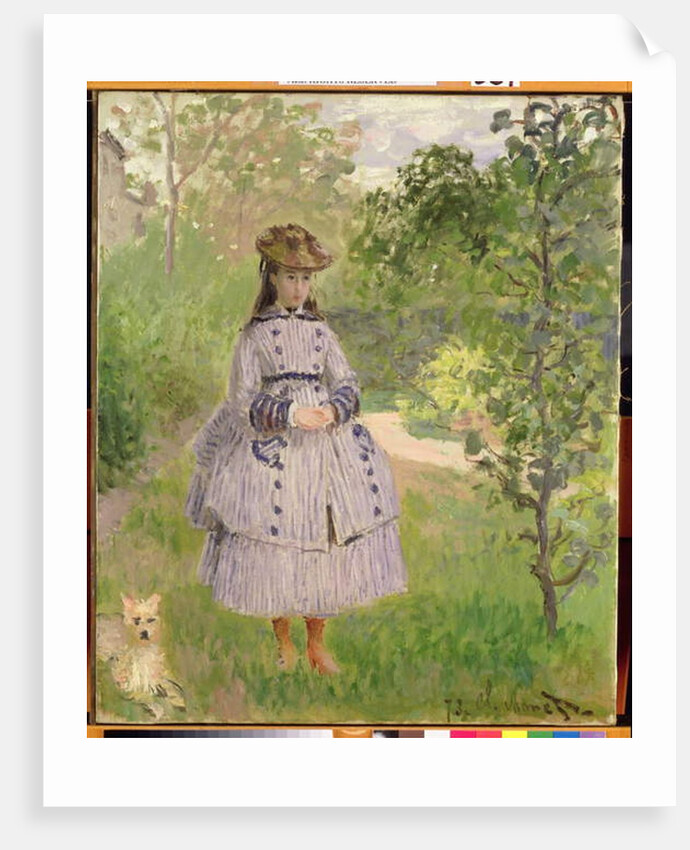 Girl in a Garden, 1873 by Claude Monet