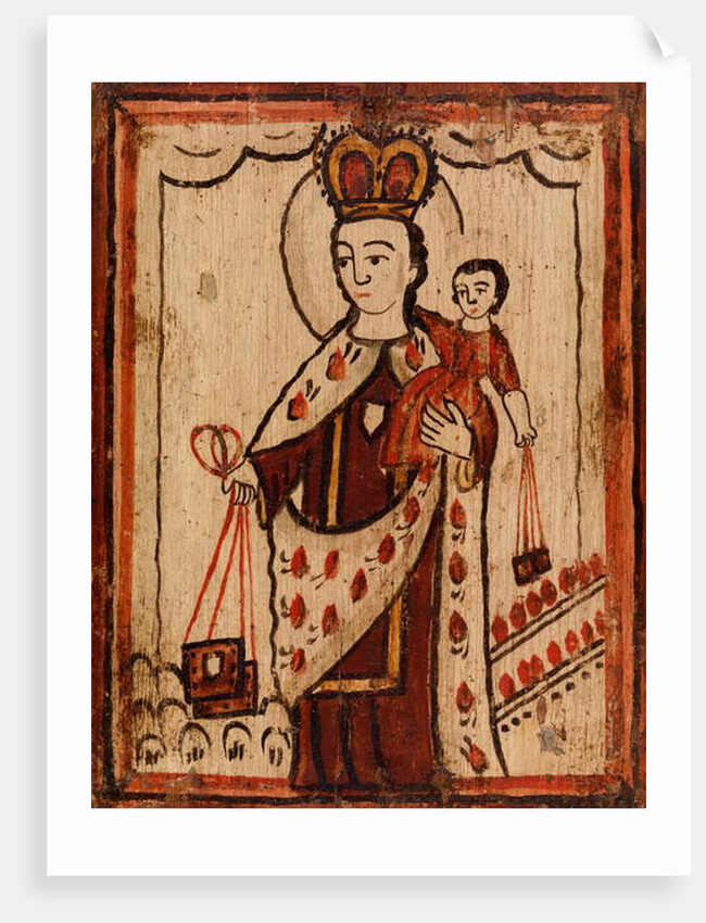 Our Lady of Mount Carmel, c. 1830 by Jose Rafael Aragon
