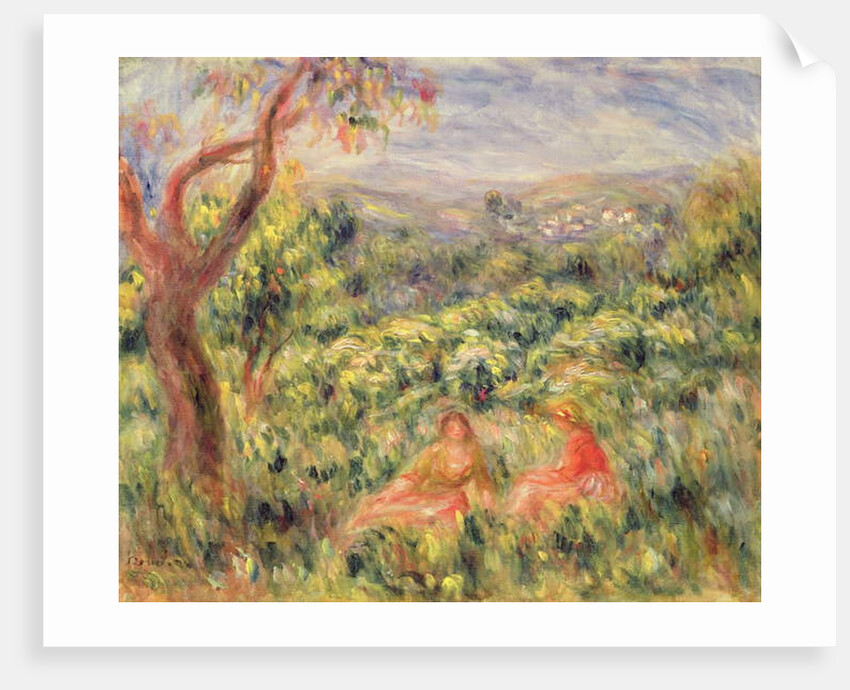 Two Girls Among Bushes, 1916 by Pierre Auguste Renoir