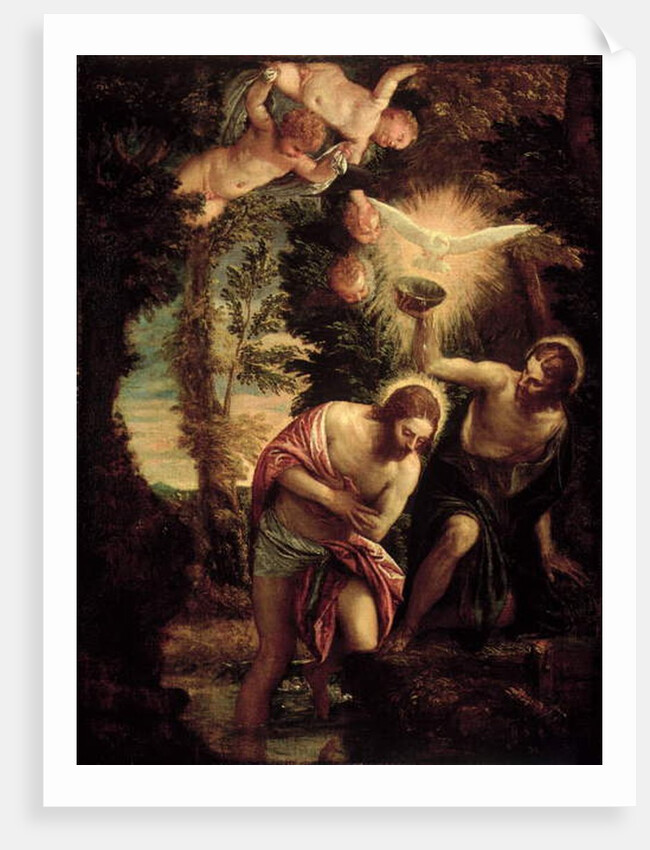Baptism of Christ by (1528-88) Veronese
