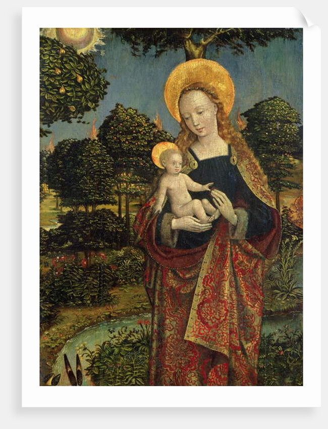 Madonna and Child in a Landscape, 1470 by German School