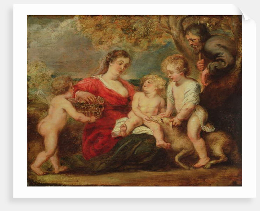 Holy Family in a Landscape by Peter Paul Rubens