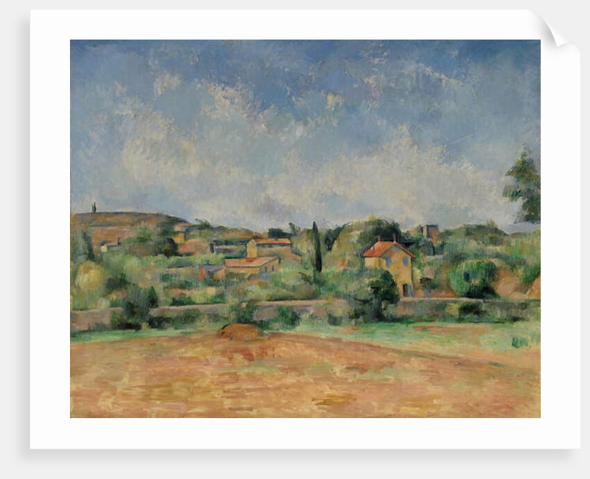 The Bellevue Plain, or The Red Earth, 1890-92 by Paul Cezanne
