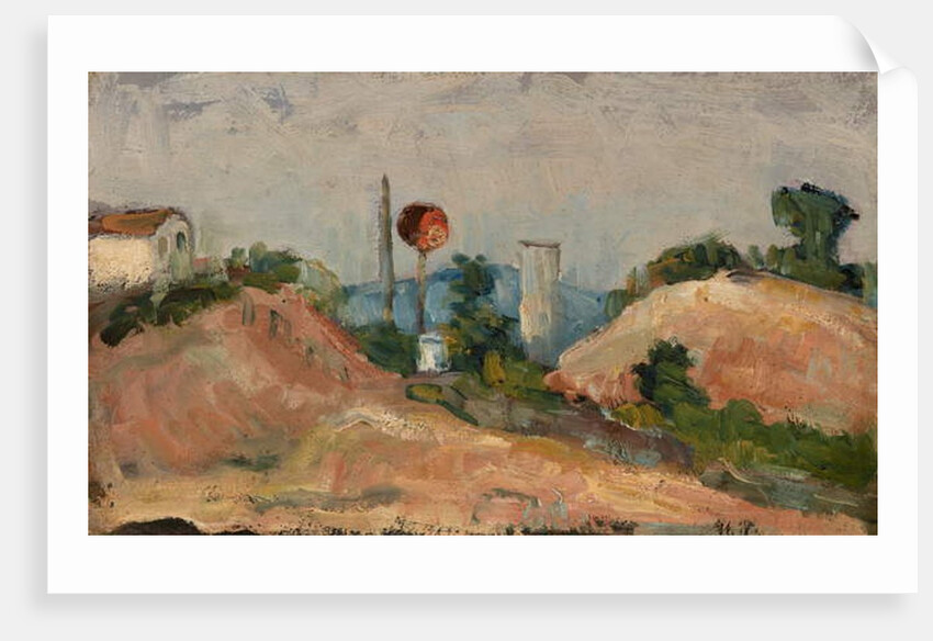 Railroad Cut, 1867–68 by Paul Cezanne