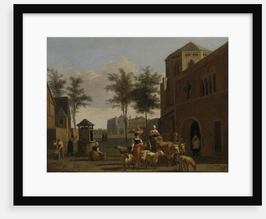 A view of Cologne with the churches of Saint Gereon and Saint Pantaleon c 1670 by Gerrit Adriaensz Berckheyde