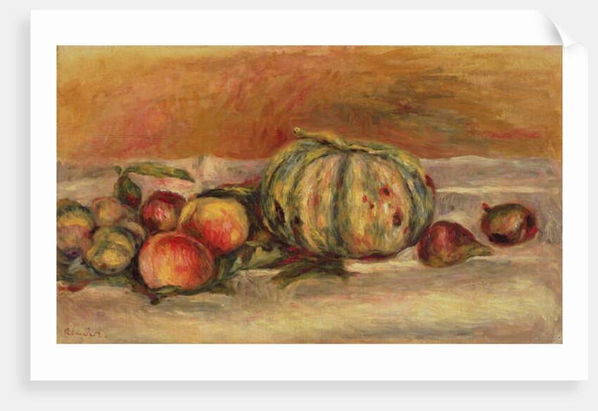 Melon and Fruit by Pierre Auguste Renoir