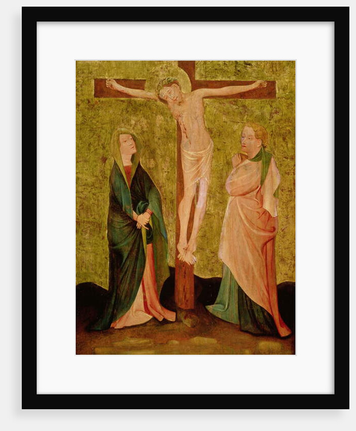 Crucifixion with Mary and John by German School