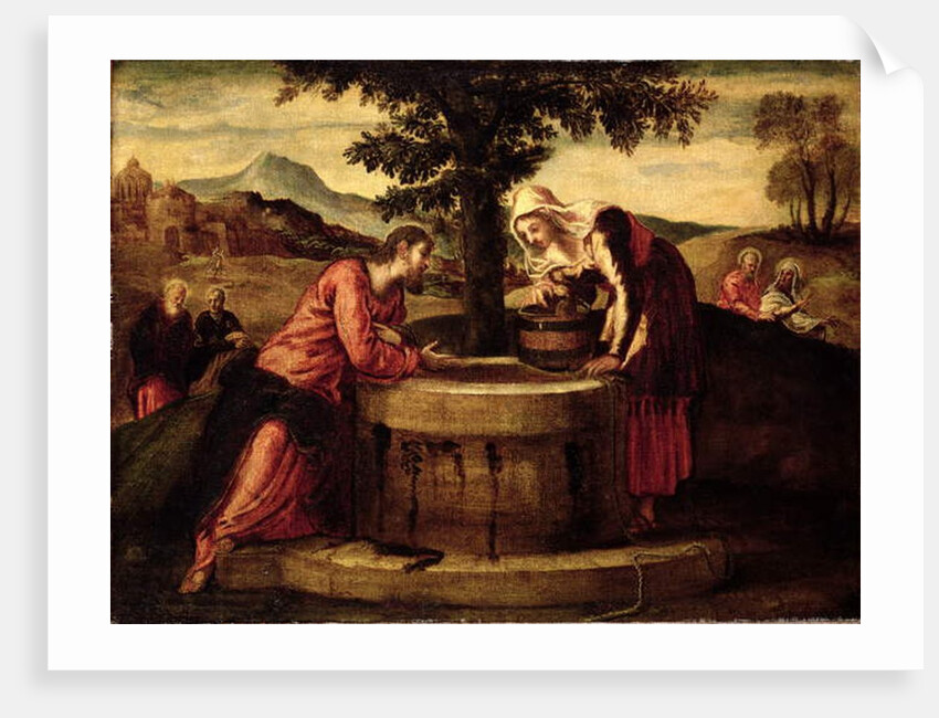 Christ and the Woman of Samaria by Domenico Robusti Tintoretto