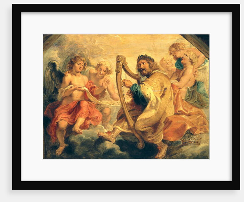 David Playing on his Harp by Peter Paul Rubens