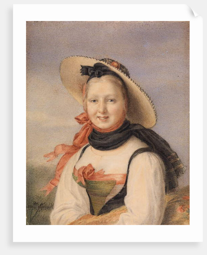 Portrait of a Girl by Swiss School