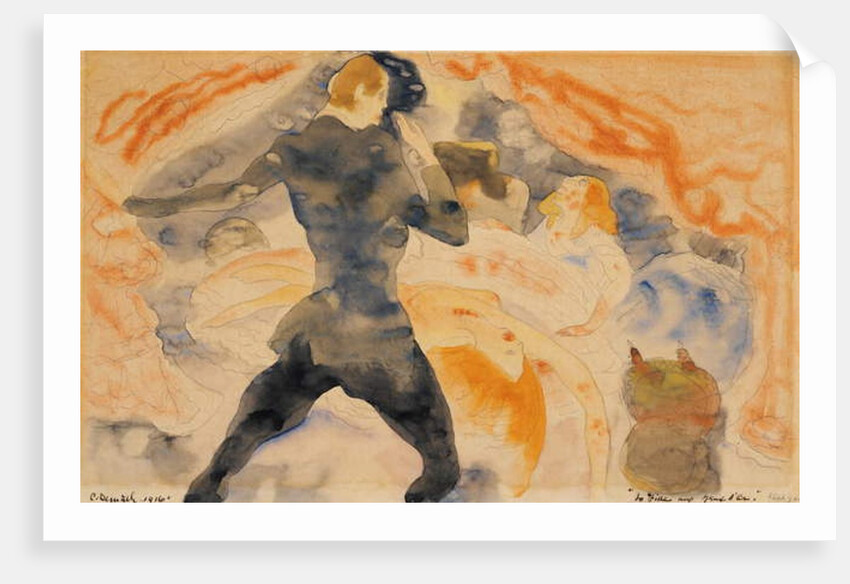 Honore de Balzac's 'The Girl with the Golden Eyes,' 1916 by Charles Demuth