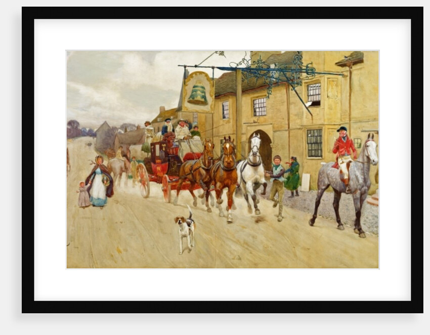 The Great North Road, The Bell at Stilton, 1902 by Cecil Charles Windsor Aldin