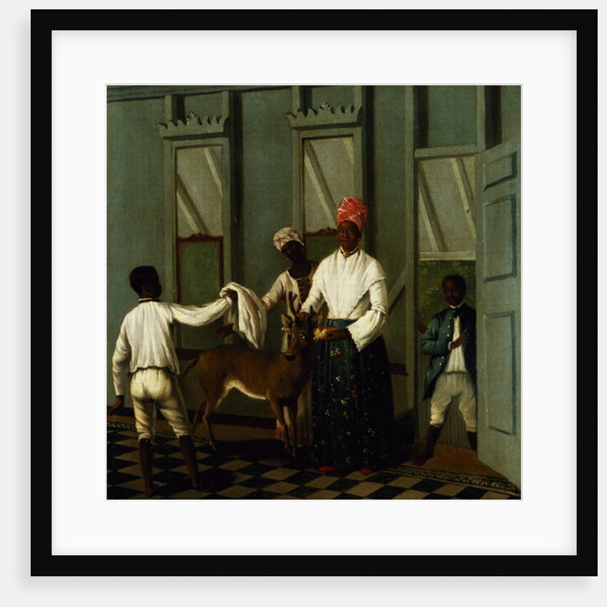 Negro Servants Washing a Deer by Agostino Brunias