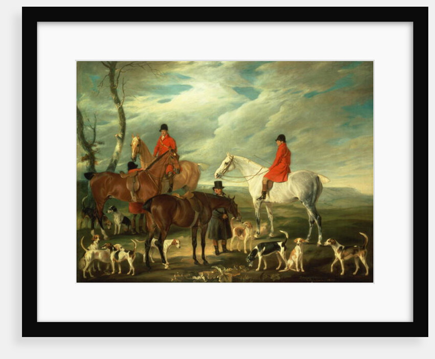 The Meet, Melton Mowbray, 1829 by John E. Ferneley