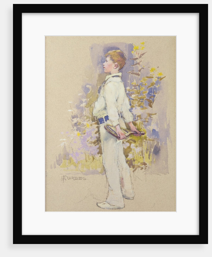 Alec in Whites by Elizabeth Adela Stanhope Forbes
