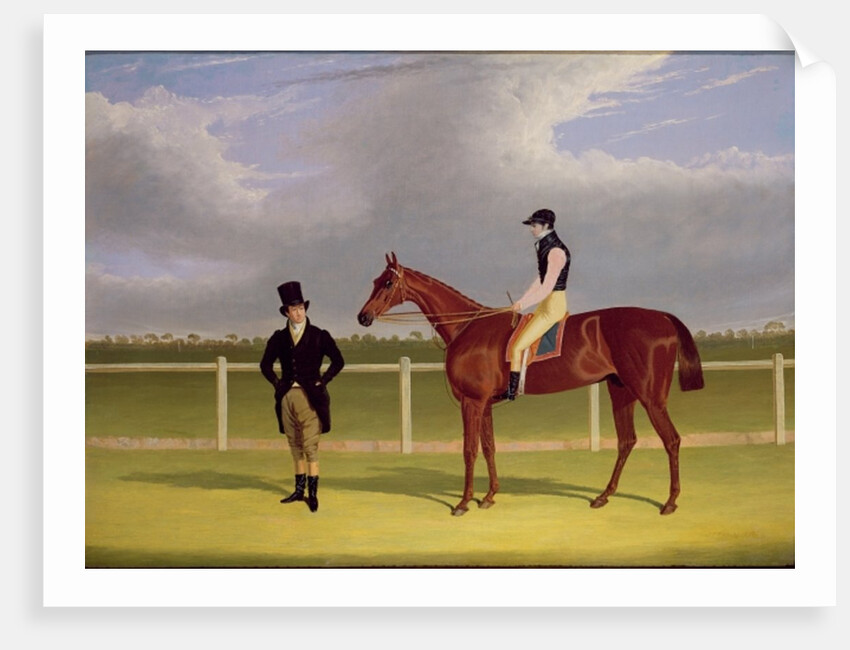 The Hon. E. Petre's 'Rowton', winner of the St. Leger with Bill Scott up, 1829 by John Frederick Herring Snr