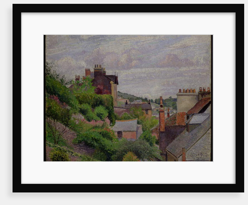 The Roofs of Dartmouth, 1922 by Lucien Pissarro